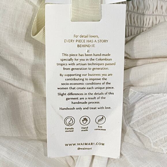 Waimari Panarea Top White - Picture 8 of 10